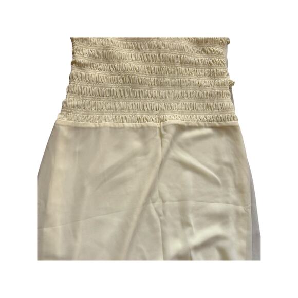 NWT - Meshki Olivette Strapless Chiffon Maxi Dress in Lemon Sherbert- Size M - Picture 15 of 16